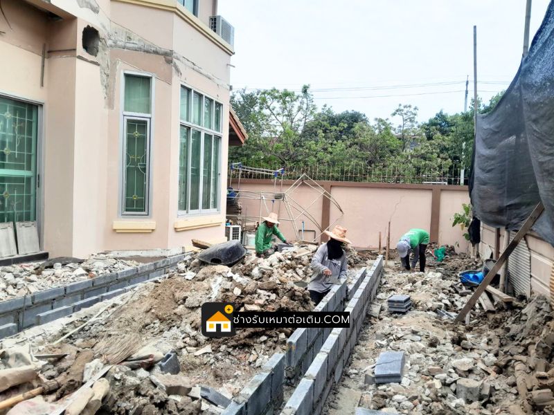ช่างรับเหมาต่อเติมบ้านมืออาชีพ ผลงานต่อเติมบ้าน กรุงเทพ ปทุมธานี นนทบุรี